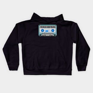 allaman brothers blue cassette Kids Hoodie